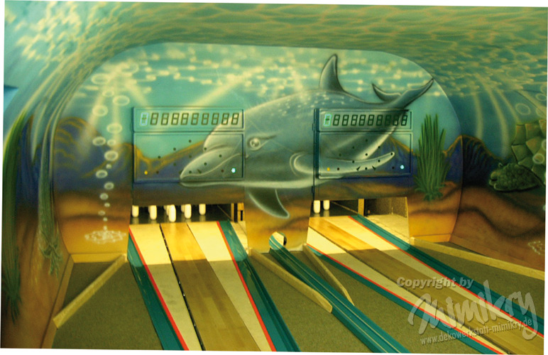 Airbrush Bowling | Mimikry ::: Gross WERBEN / DRUCKEN / DEKORIEREN